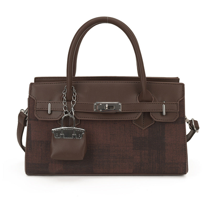 The Heritage (Modern Structured Handbag with Detachable Charm)